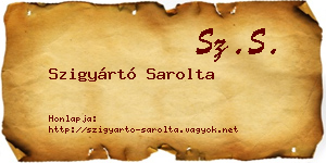 Szigyártó Sarolta névjegykártya